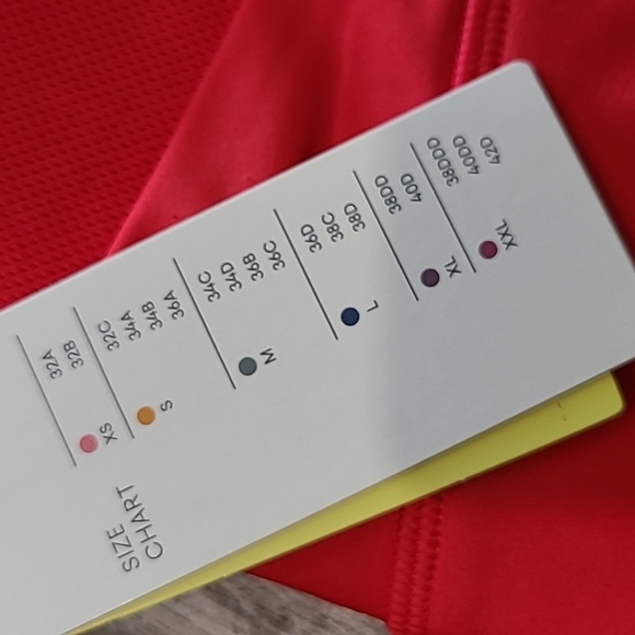 All In Motion Effortless Support Sports Bra - Red - Picture 7 of 7